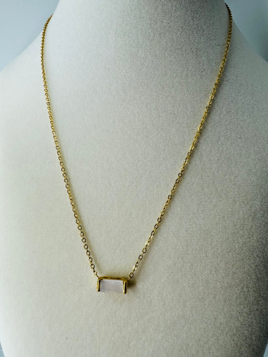 Bianca Necklace - 18k Gold Stainless Steel