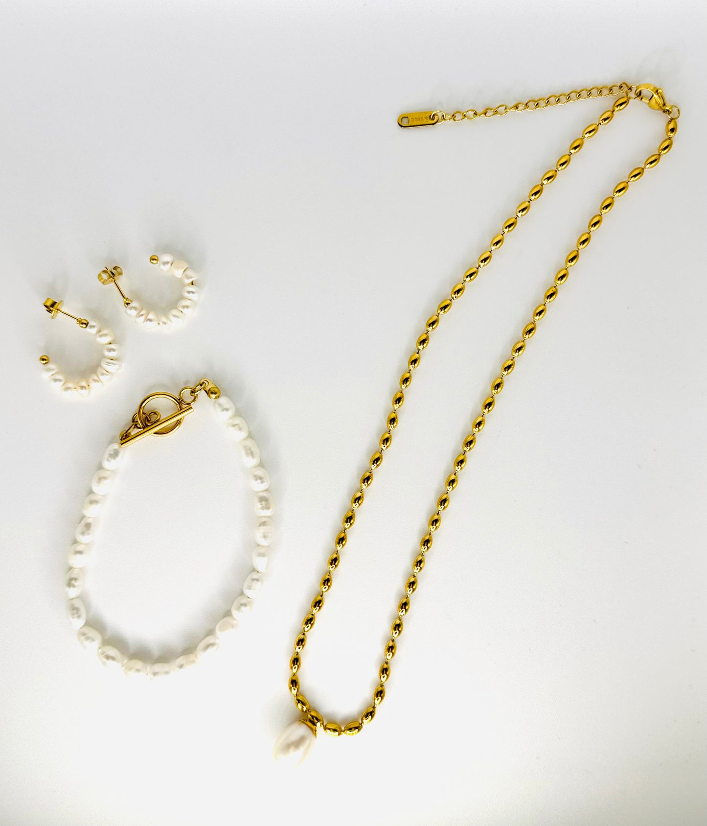 Perla Necklace - Stainless Steel