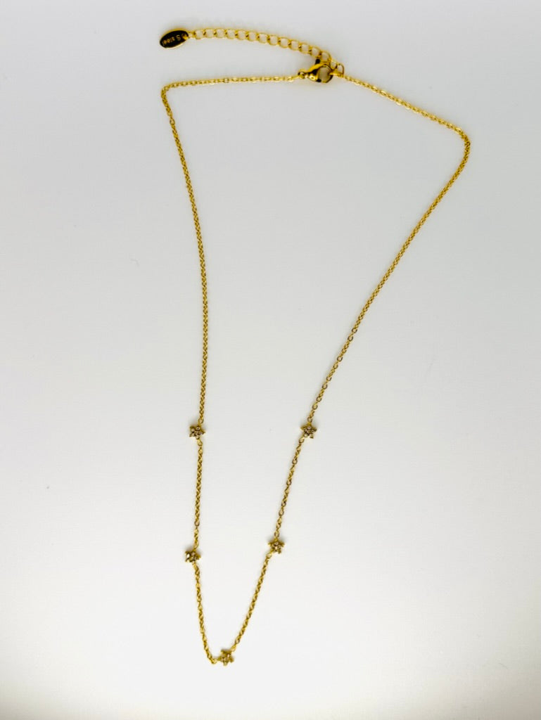 Stella Necklace - 18K Stainless Steel