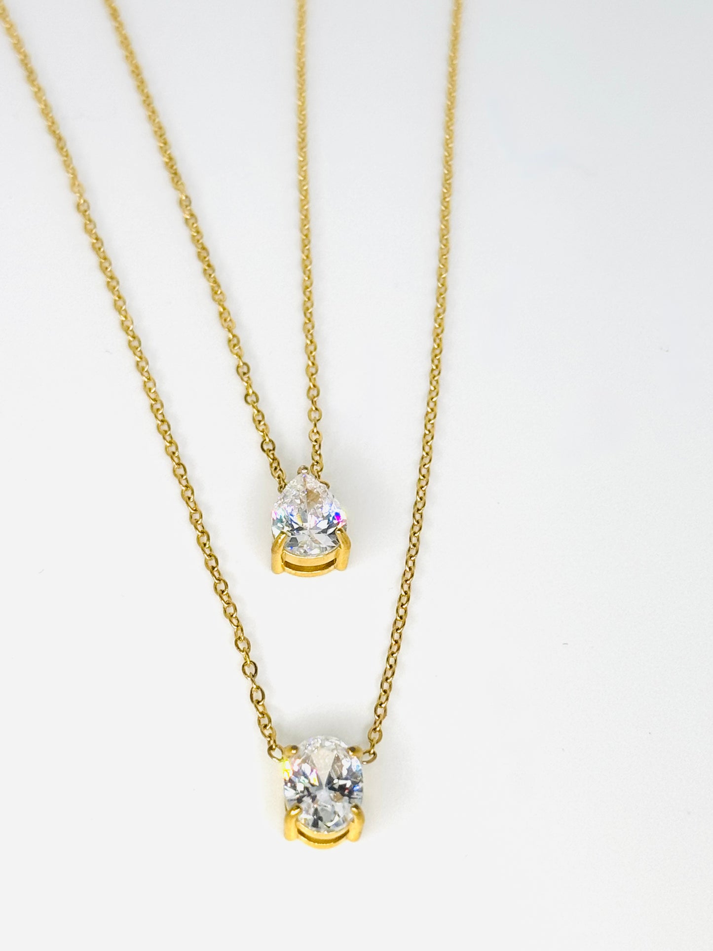 Acqua Necklace - 18K Stainless Steel