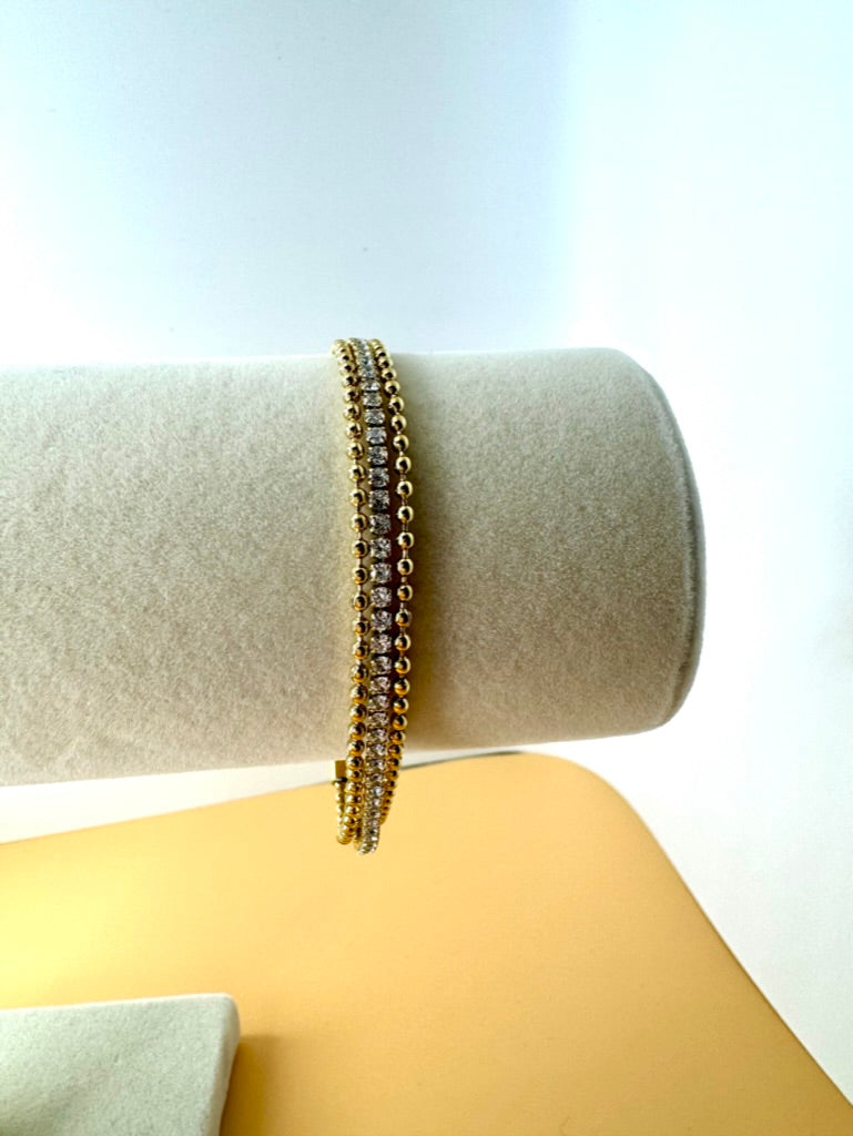 Lucente Bracelet - Stainless Steel -18K