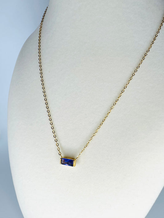 Viola Necklace  -  Stainless Steel 18K