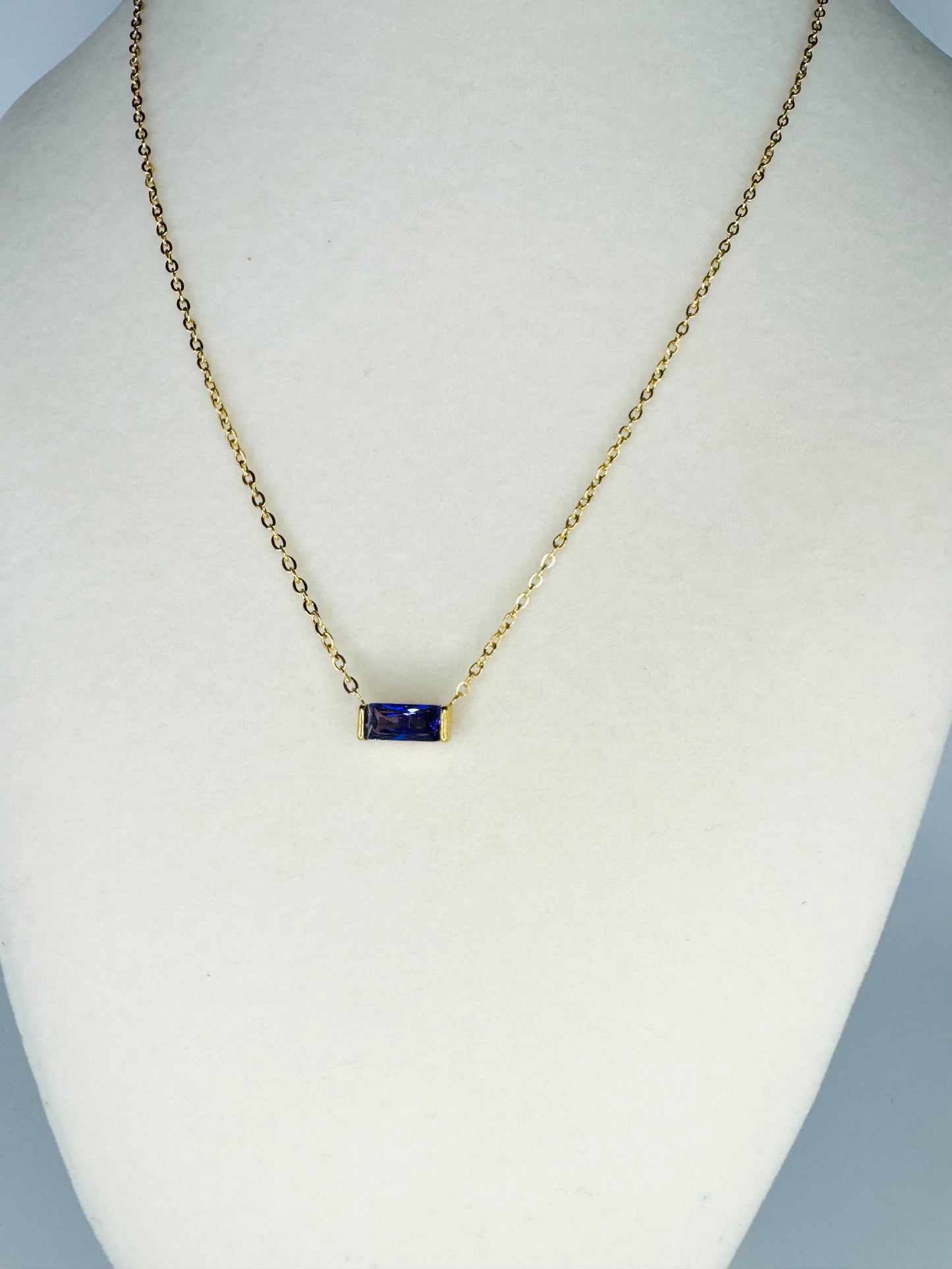 Viola Necklace  -  Stainless Steel 18K