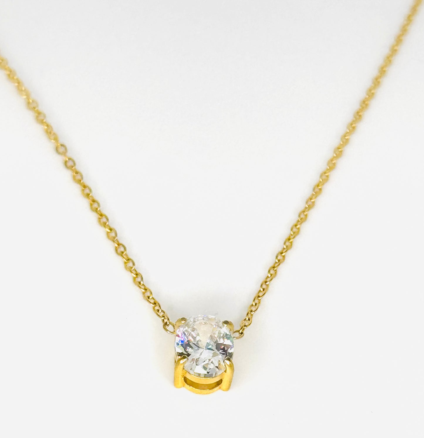 Acqua Necklace - 18K Stainless Steel