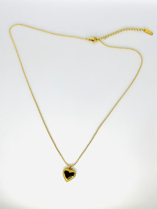 Cuore Necklace - 18k Gold Stainless Steel