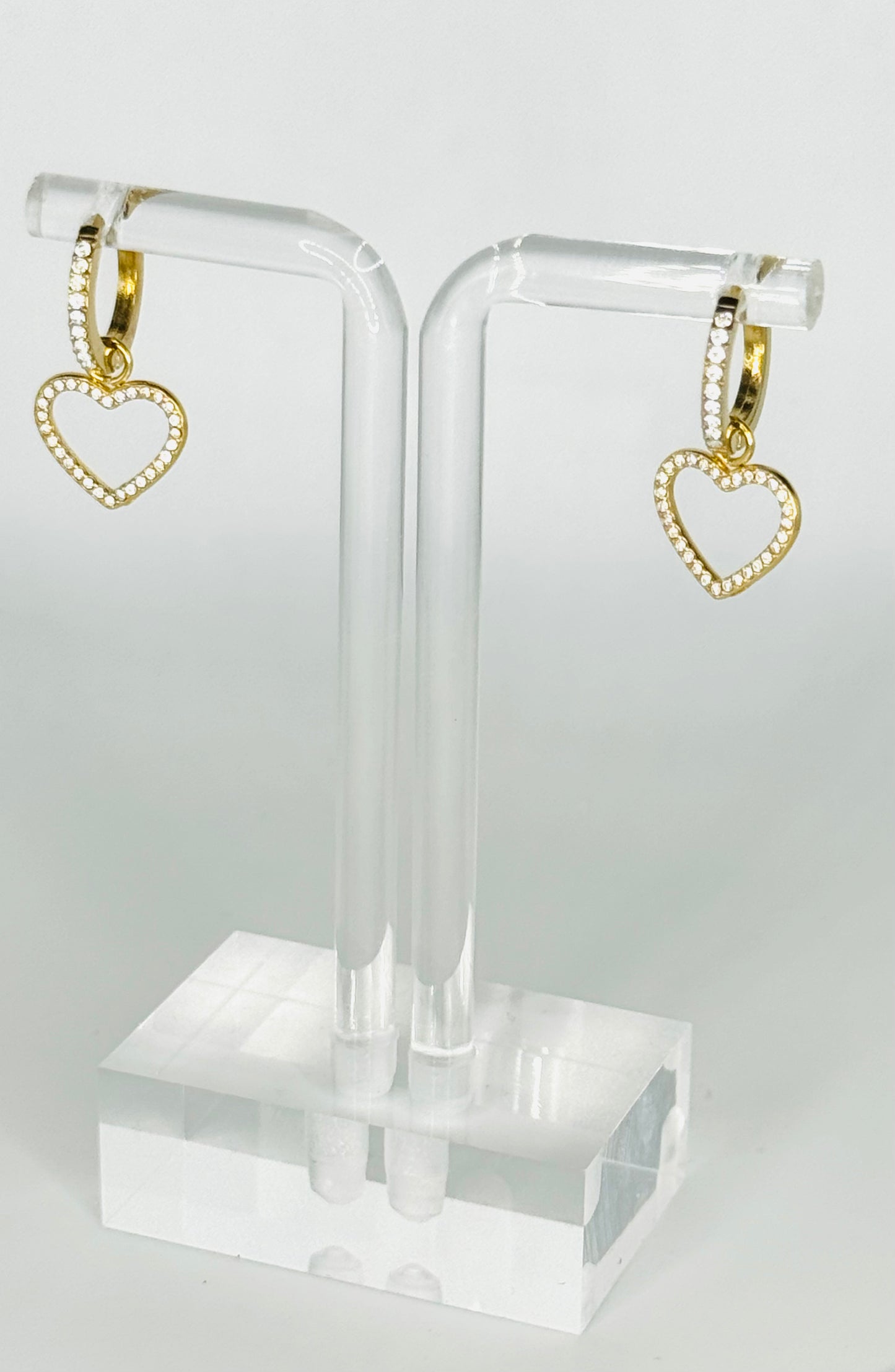 Cuore Earrings - Stainless Steel -18K