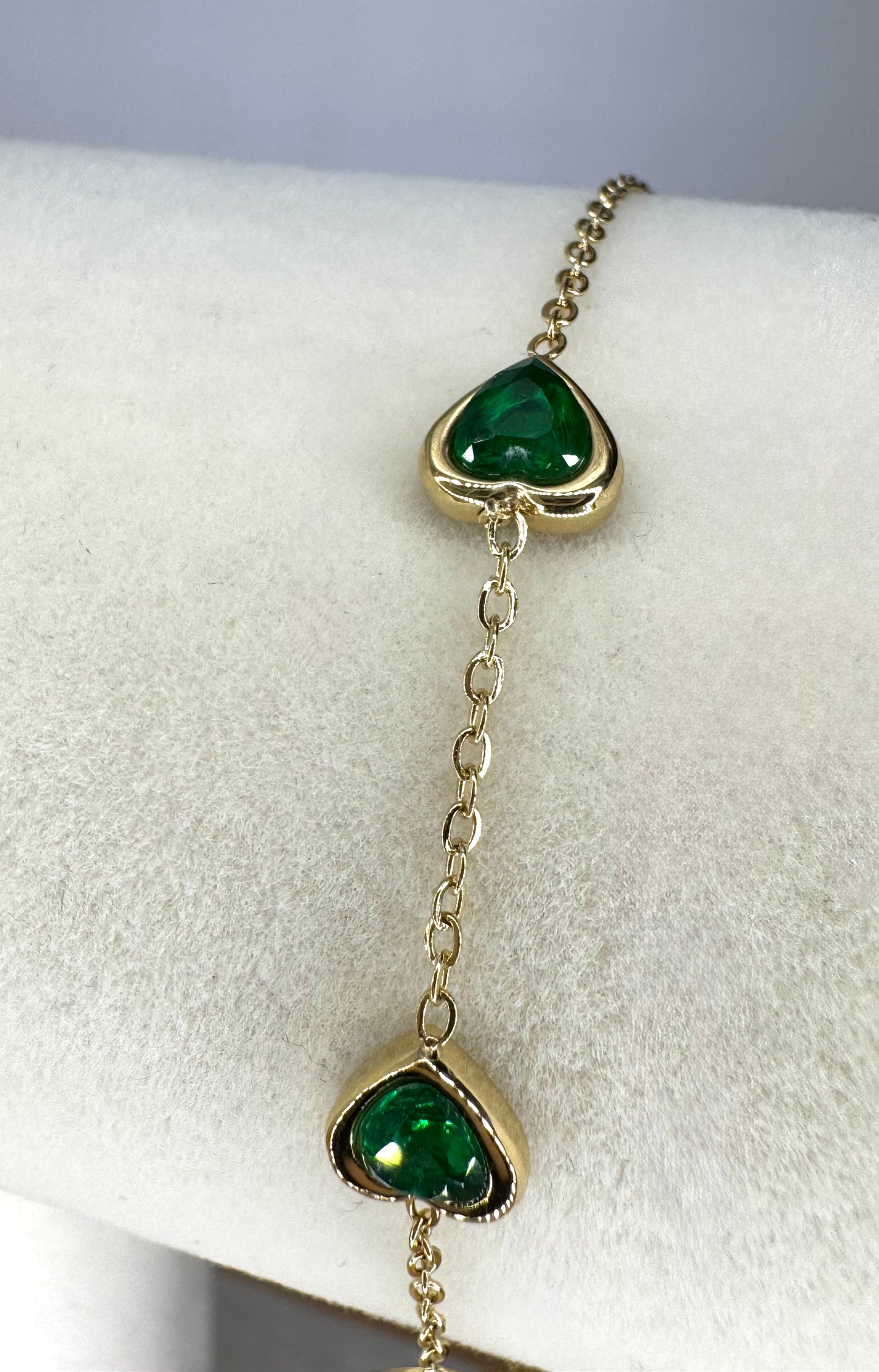Cuore Verde Bracelet  -  Stainless Steel 18K